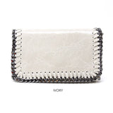 GF0390 LEATHER CROSSBODY CLUTCH