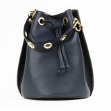 GF0447 LEATHER BIG BUCKET BAG