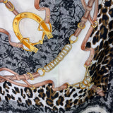 YF10-M5 ANIMAL PRINT MID SIZE SCARF - German Fuentes Wholesale of Leather Handbags, Belts and Accessories - German Fuentes