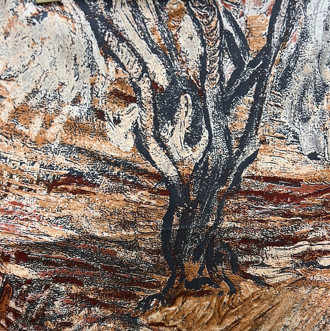 YF10-M15 ABSTRACT DESIGN MID SIZE SCARF - German Fuentes Wholesale of Leather Handbags, Belts and Accessories - German Fuentes